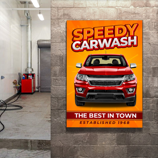 Car Wash Sign V - Image by Tailored Canvases