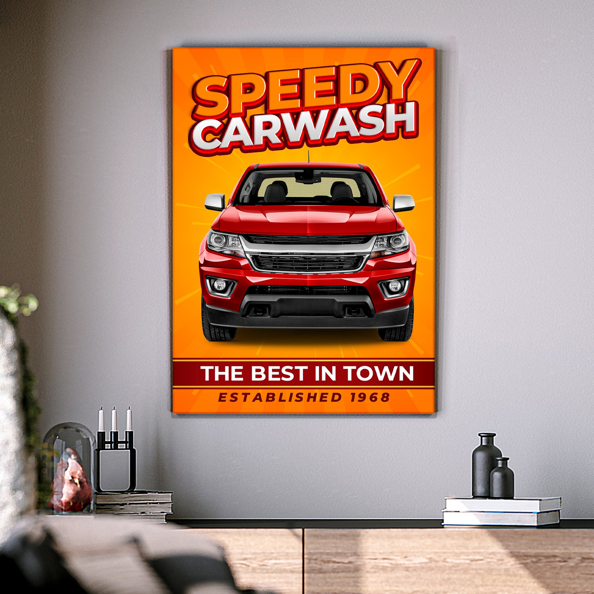 Car Wash Sign V Style 2 - Image by Tailored Canvases