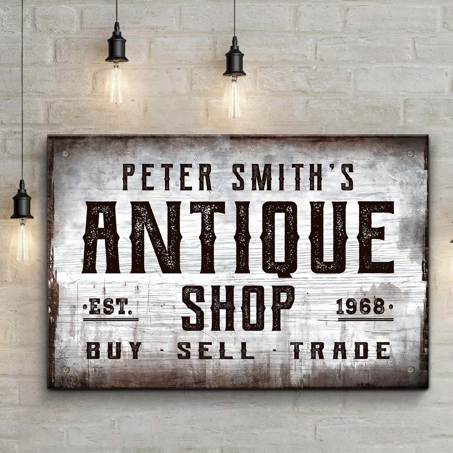 Antique Sign Style 2 - Image by Tailored Canvases