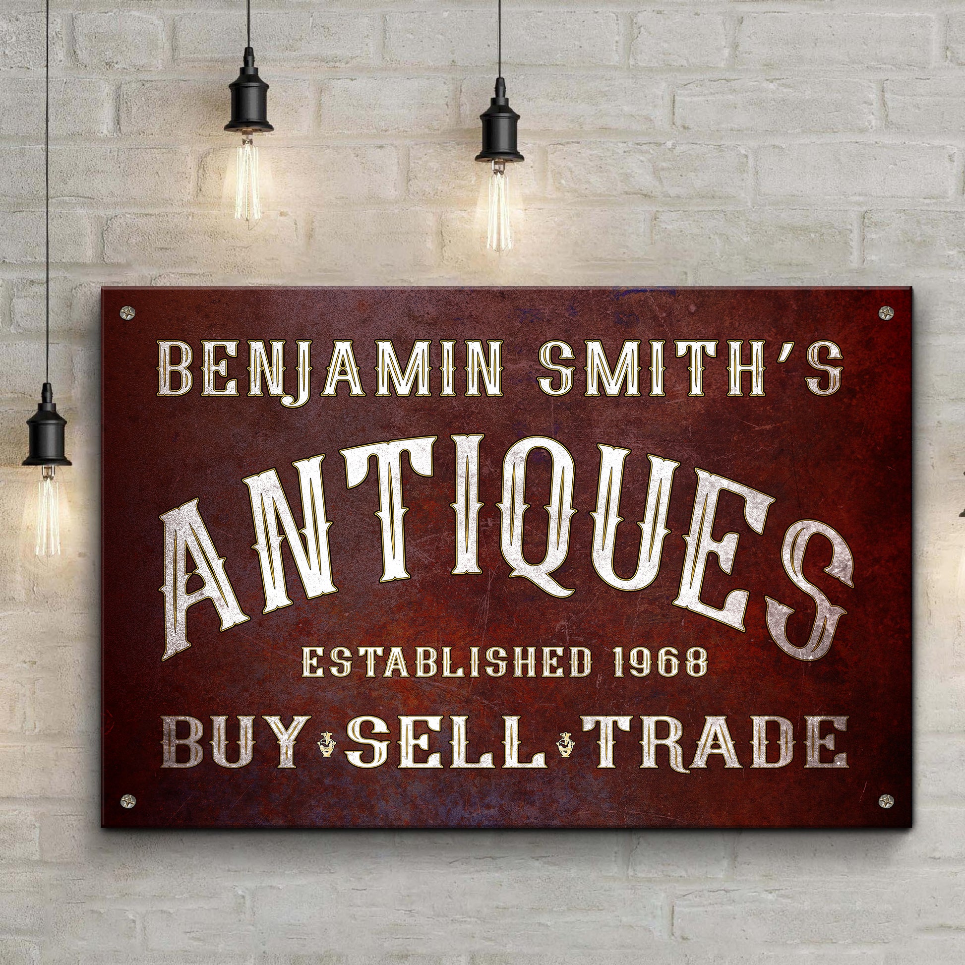 Antique Sign II Style 2 - Image by Tailored Canvases