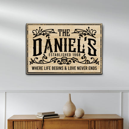 Established Sign V - Imaged by Tailored Canvases