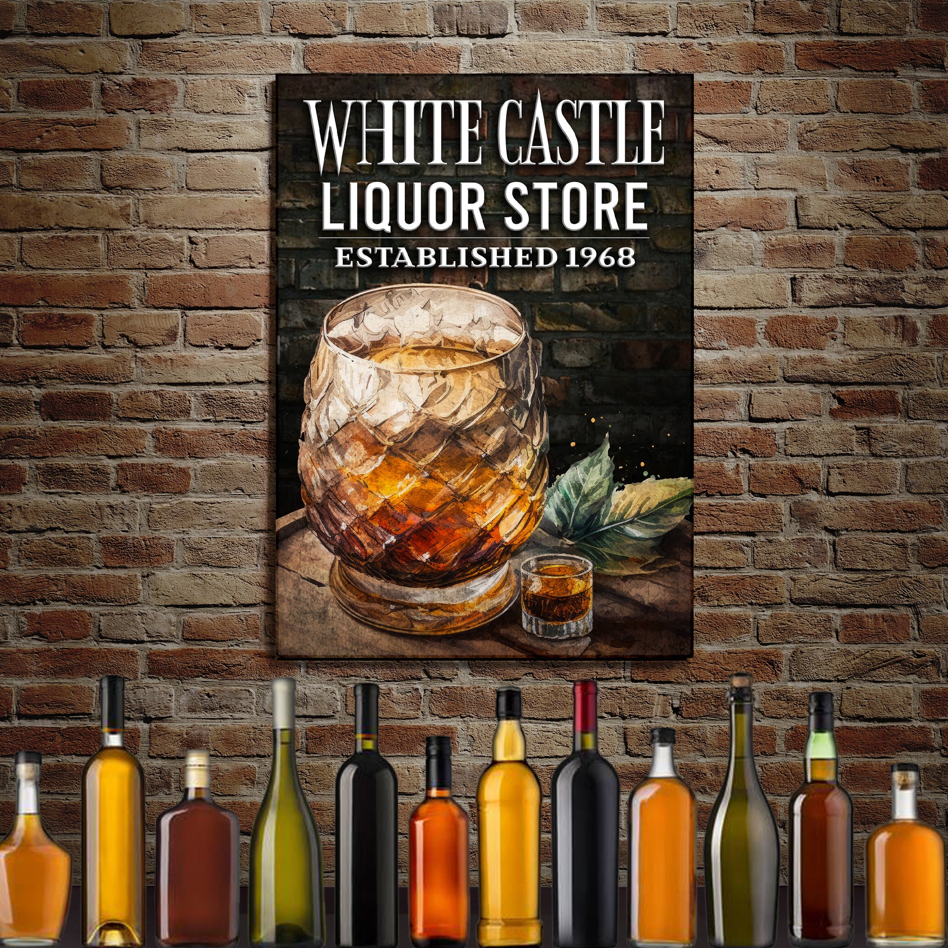 Liquor Store Sign III  Style 2 - Image by Tailored Canvases