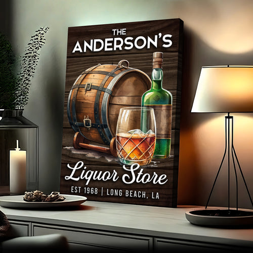 Liquor Store Sign V - Image by Tailored Canvases