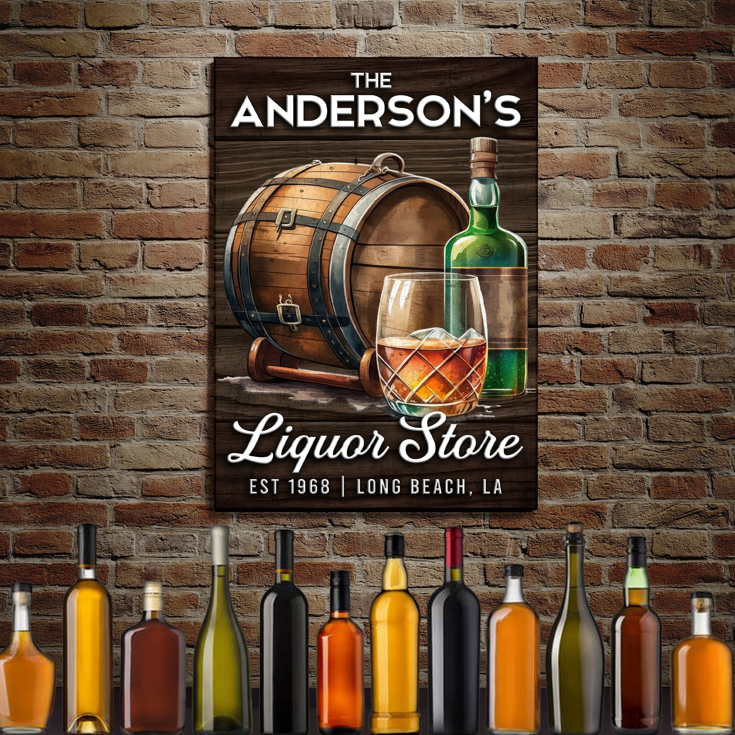 Liquor Store Sign V Style 2 - Image by Tailored Canvases