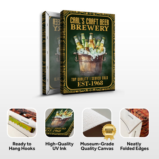 Craft Beer Brewery Sign