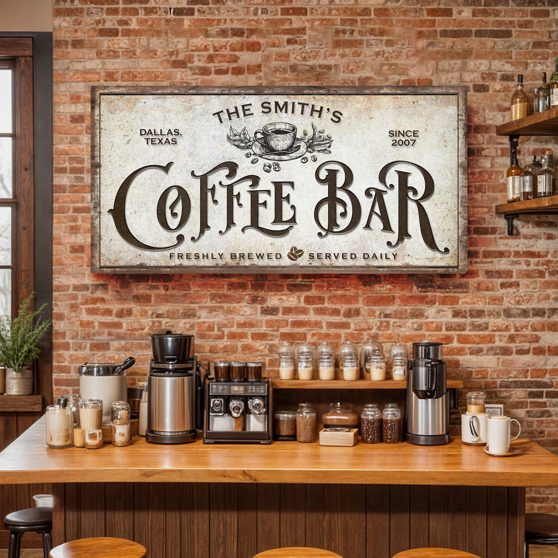 Coffee Bar Sign VII  - Image by Tailored Canvases