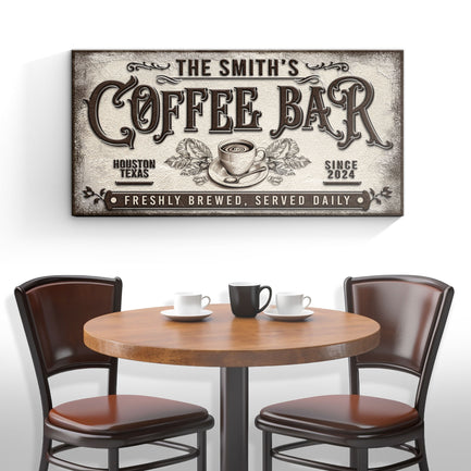 Coffee Bar Sign X  - Image by Tailored Canvases
