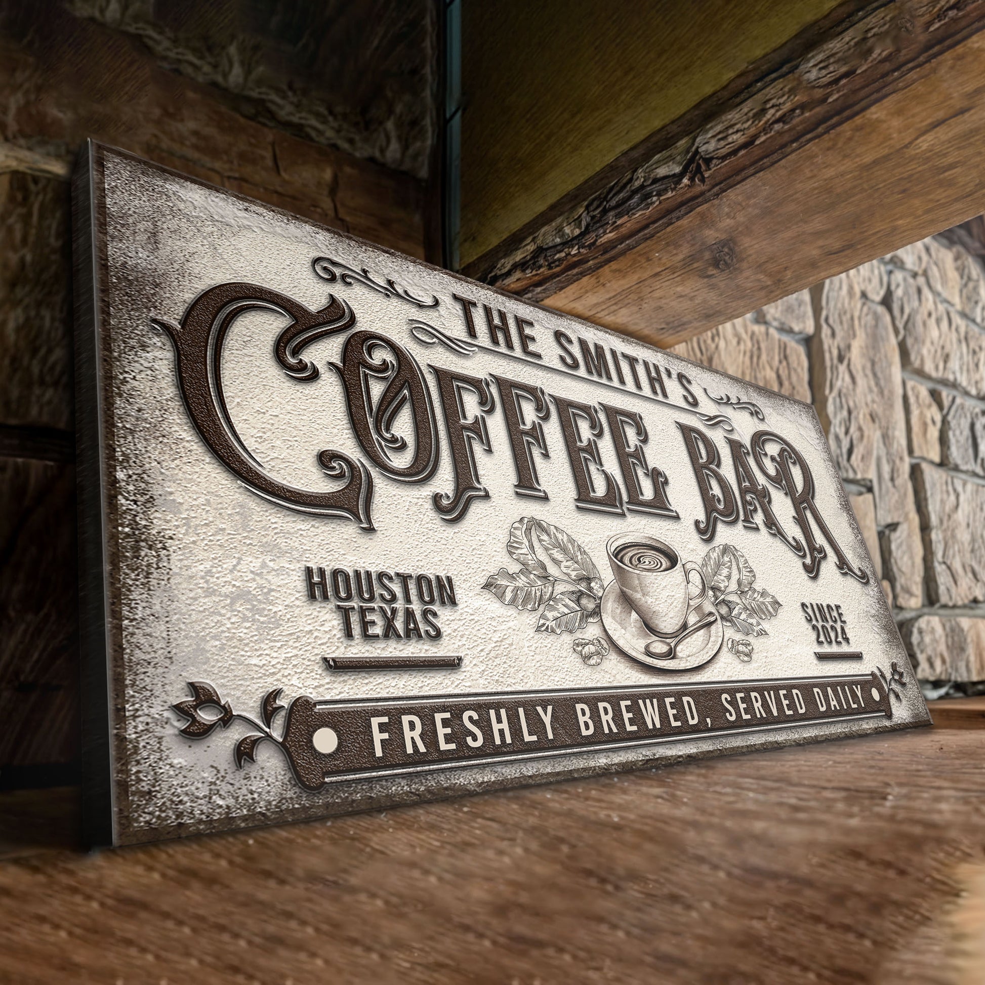 Coffee Bar Sign X Style 2 - Image by Tailored Canvases