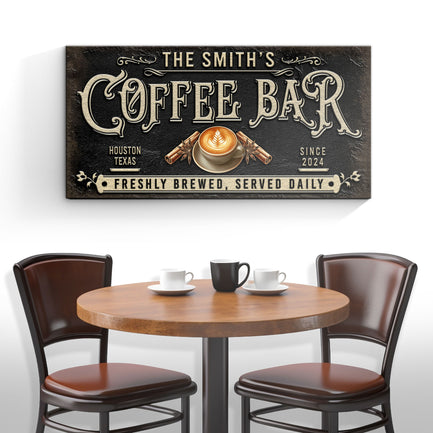 Coffee Bar Sign XII  - Image by Tailored Canvases