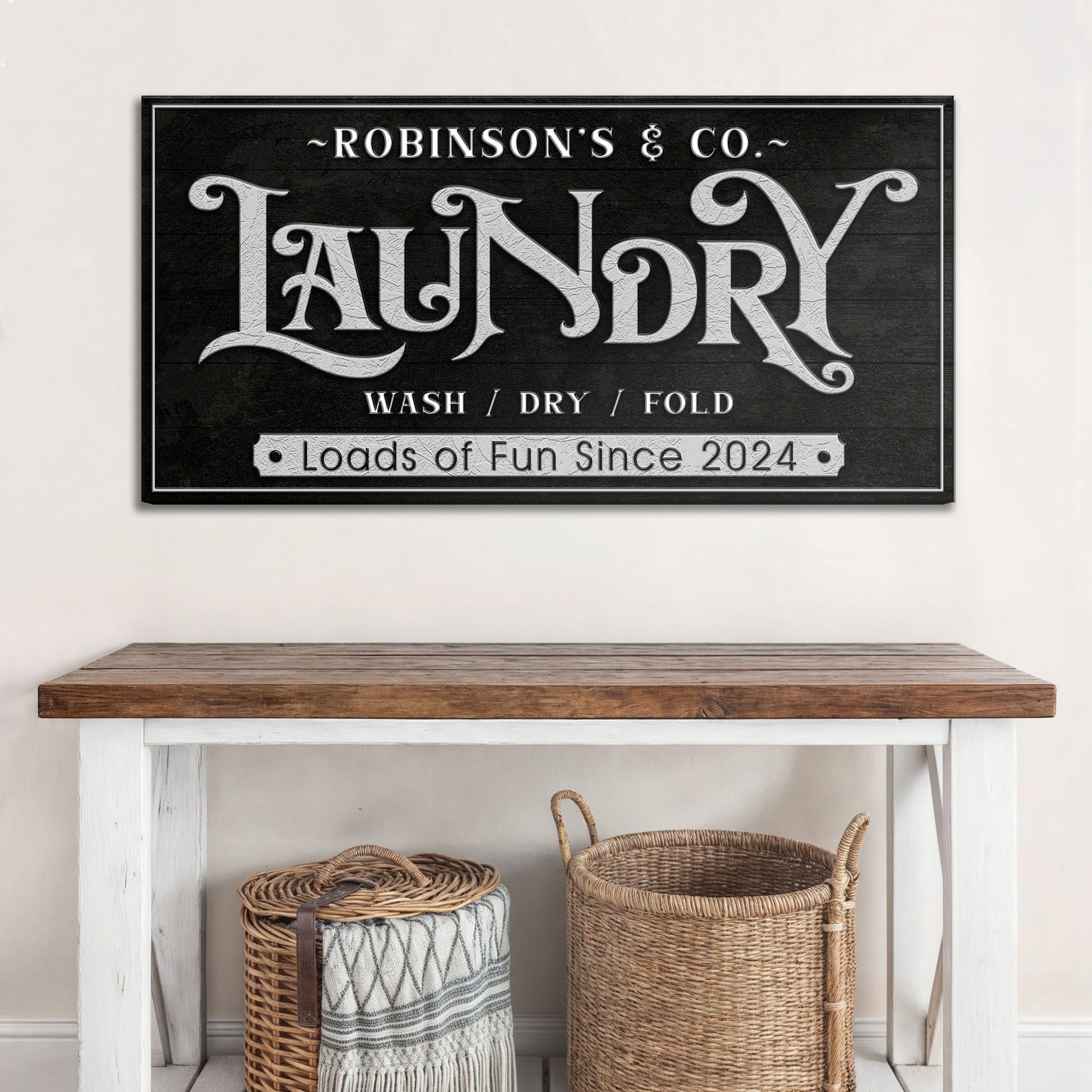 Laundry Room Sign V  - Image by Tailored Canvases