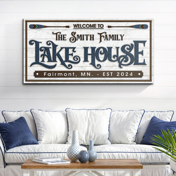 Lake House Sign XII