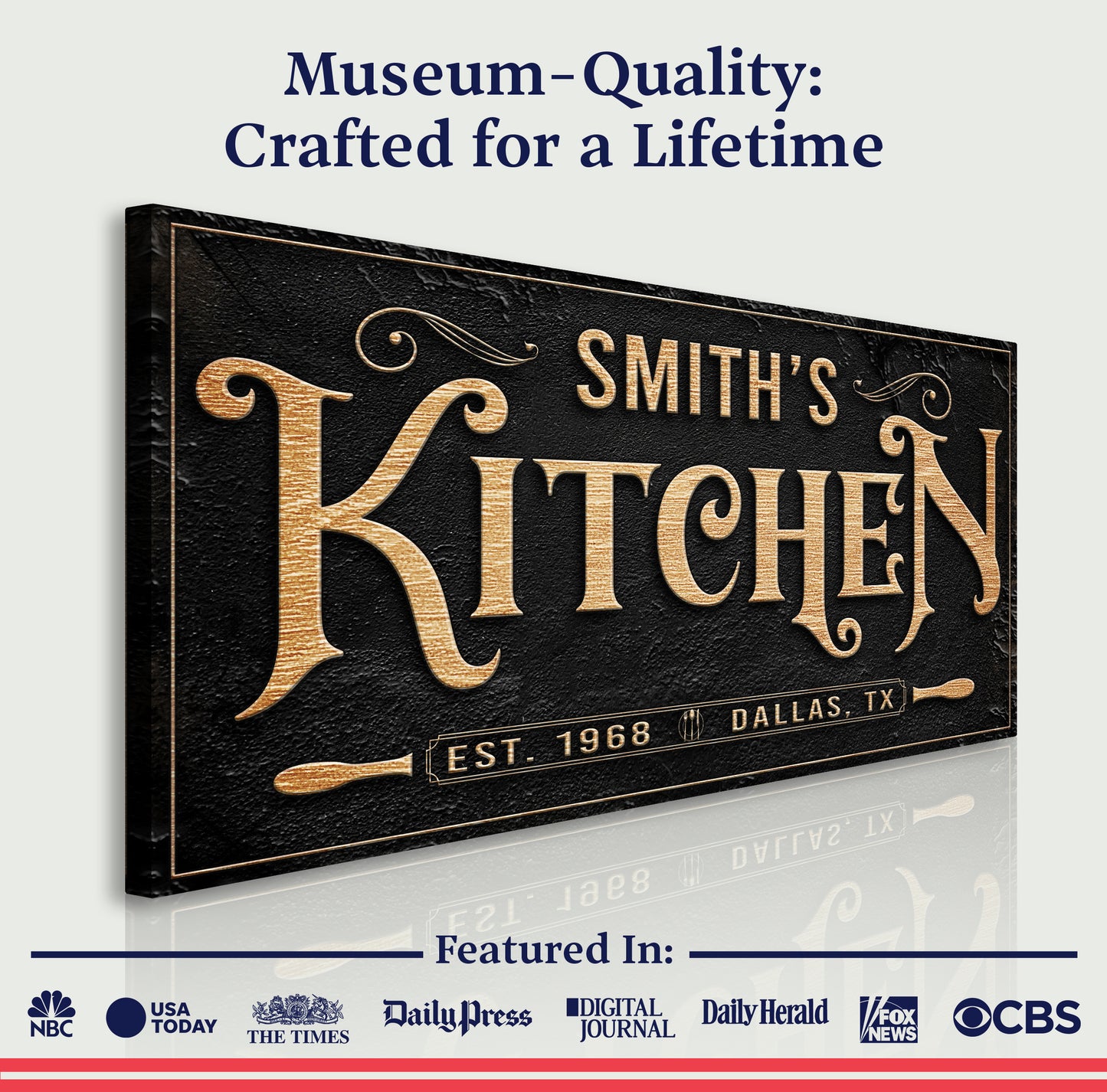 Kitchen Sign VIII Quality - Image by Tailored Canvases