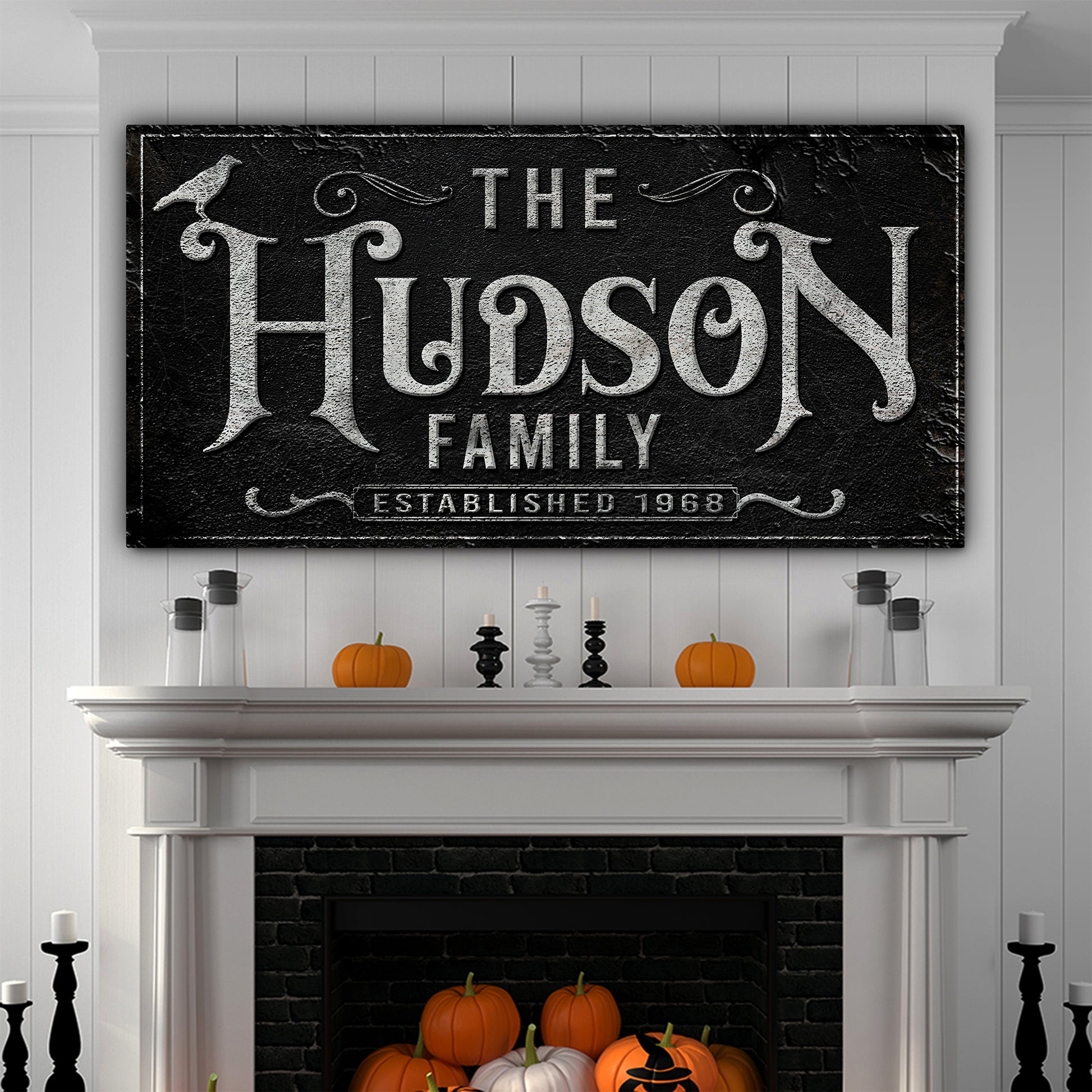 Personalized Gothic Sign IV Style 2 - Image by Tailored Canvases