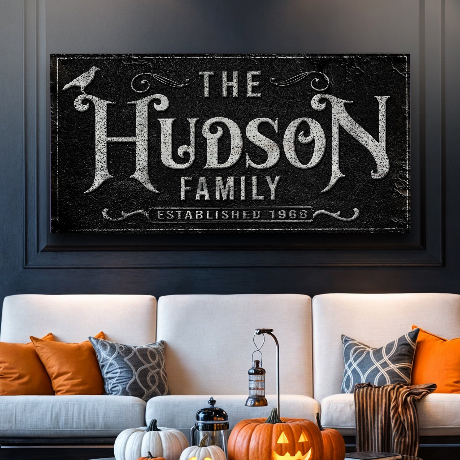 Personalized Gothic Sign IV Style 1 - Image by Tailored Canvases