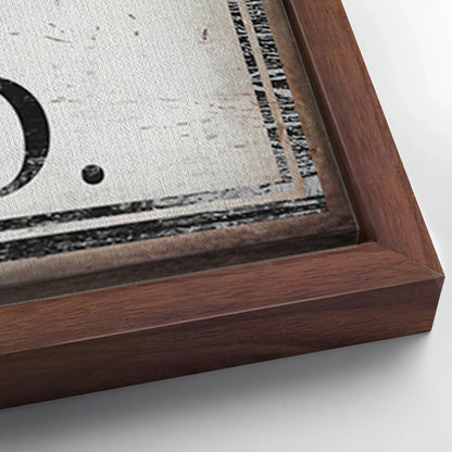 Save 33% When You Add A Frame To Your 20x10 Personalized Milk & Cream Co Sign Canvas Now