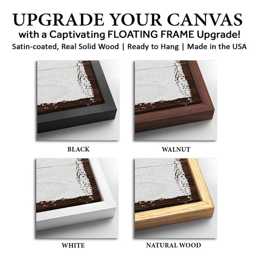 Save 33% When You Add A Frame To Your 12x36 Personalized Beach House Sign Canvas Now