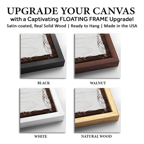 Save 33% When You Add A Frame To Your 20x60 Personalized Beach House Sign Canvas Now