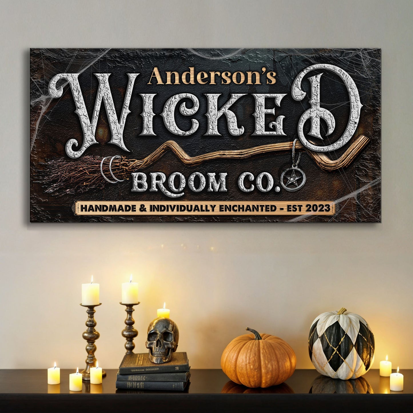 Personalized Wicked Halloween Sign II