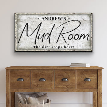 Personalized Mud Room Sign II