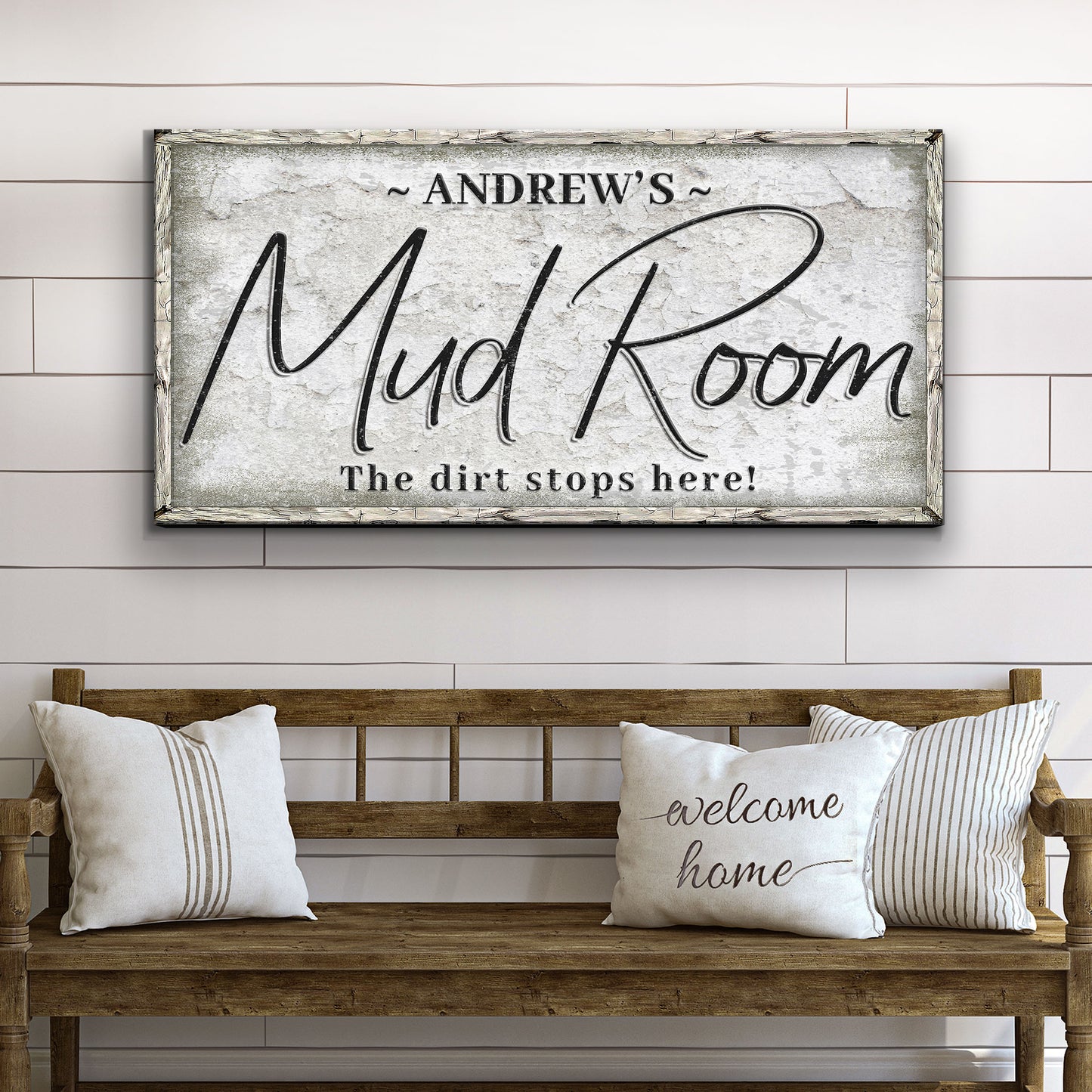 Personalized Mud Room Sign II