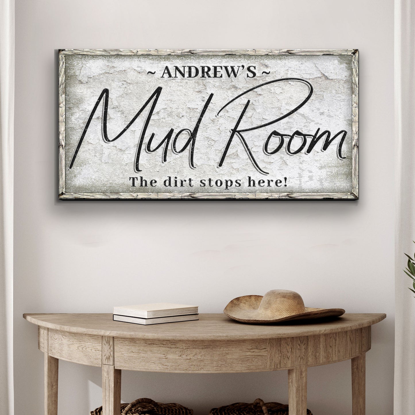 Personalized Mud Room Sign II