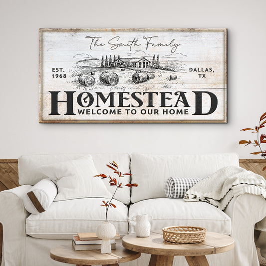 Vintage Homestead Sign IV