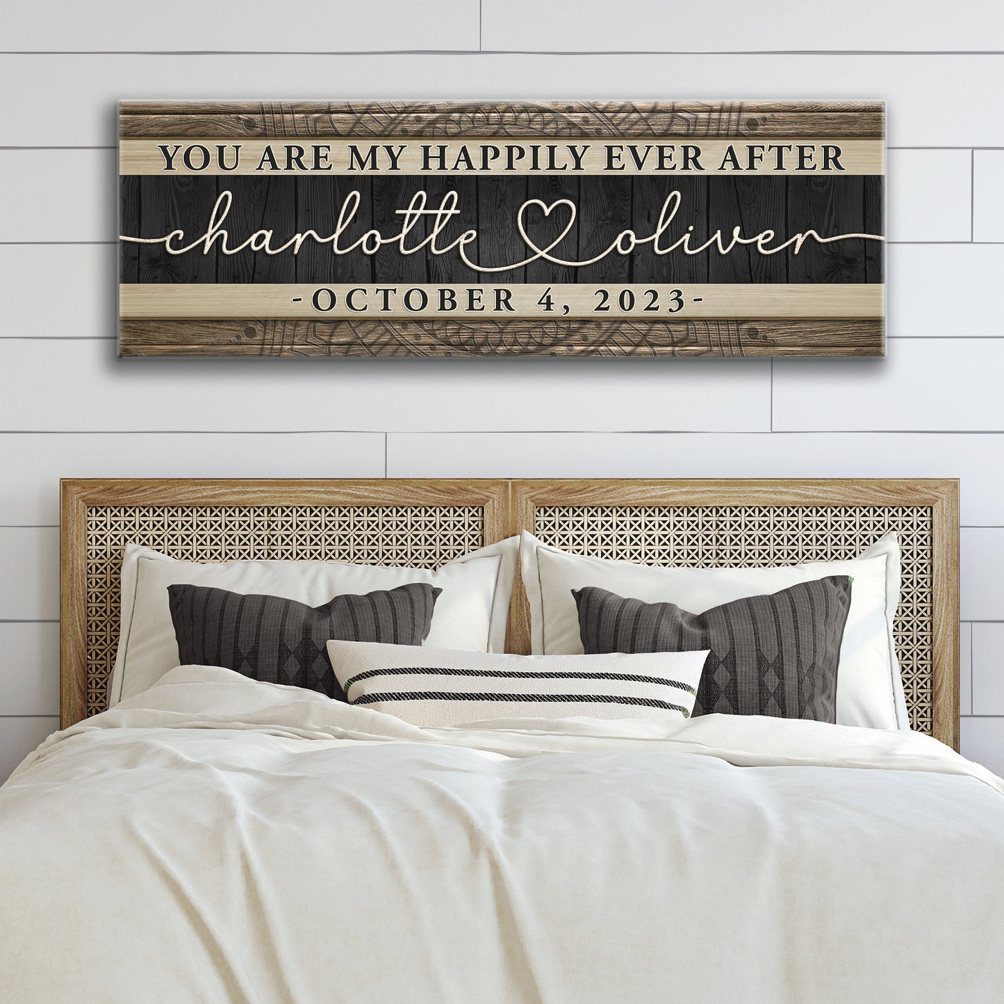 Personalized Happily Ever After Couple Sign V