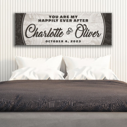 Personalized Happily Ever After Couple Sign III