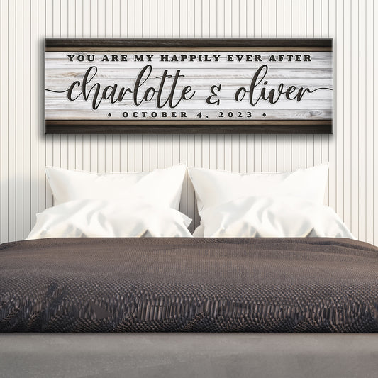 Personalized Happily Ever After Couple Sign II