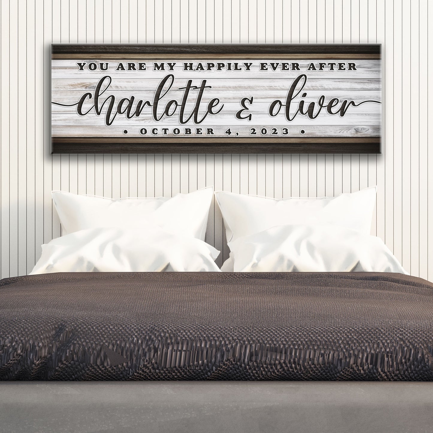 Personalized Happily Ever After Couple Sign II