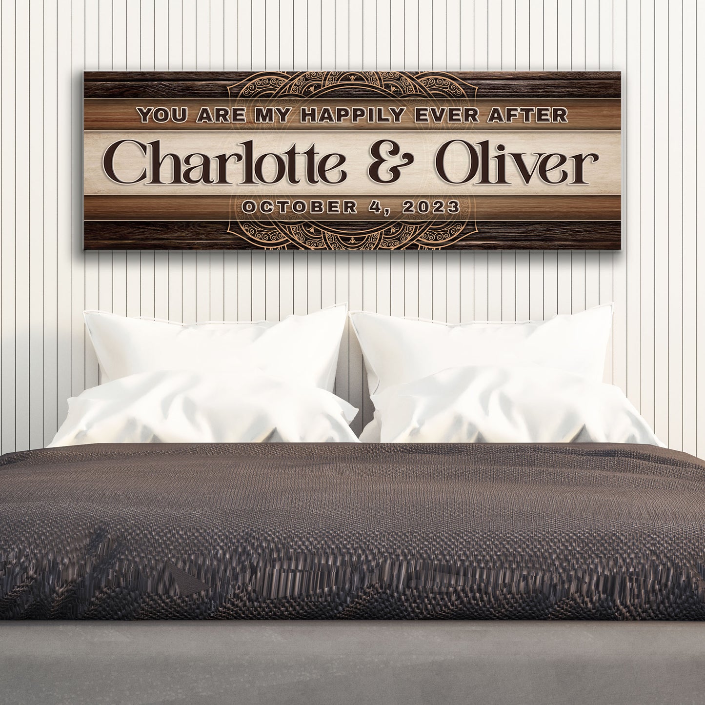 Personalized Happily Ever After Couple Sign IV