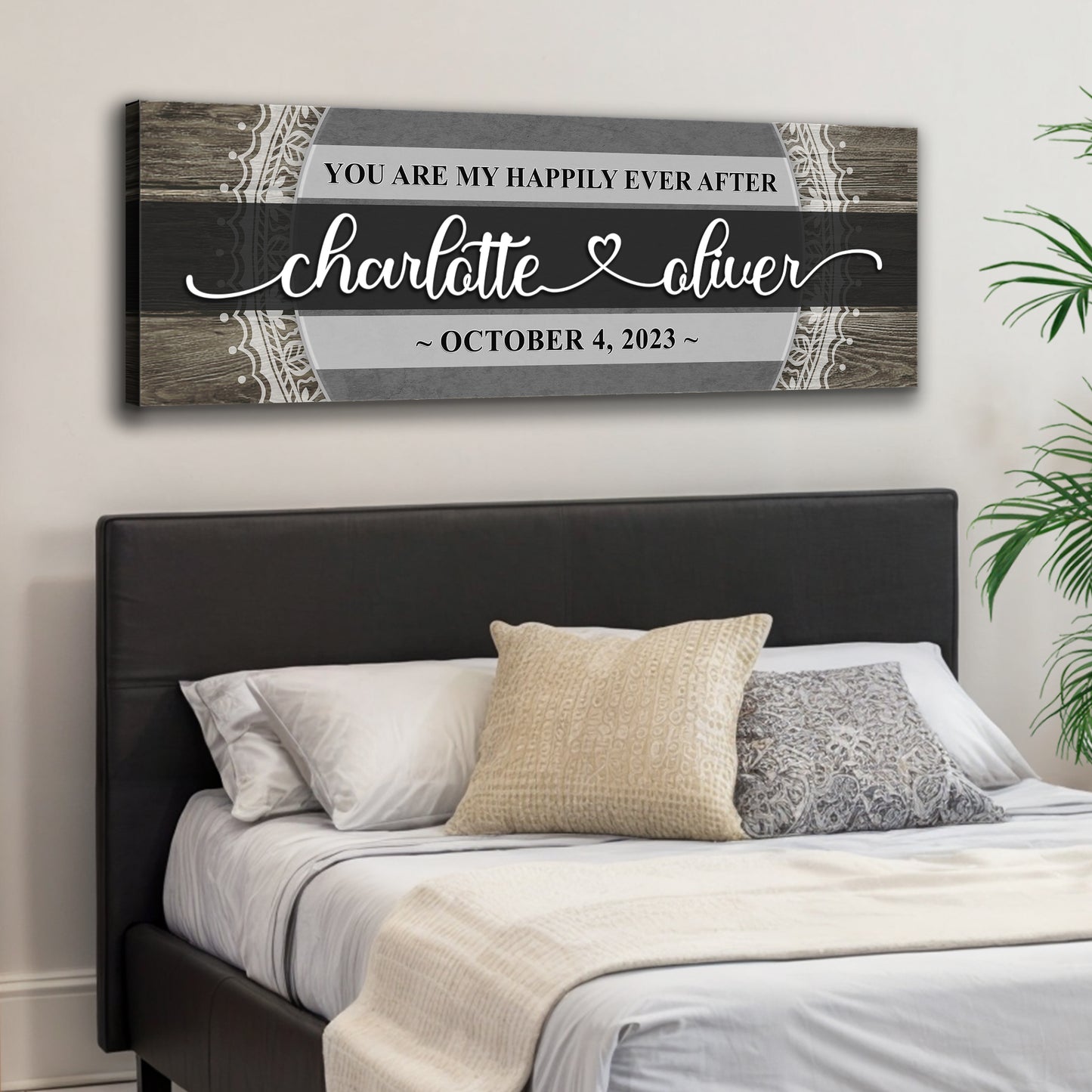 Personalized Happily Ever After Couple Sign VI