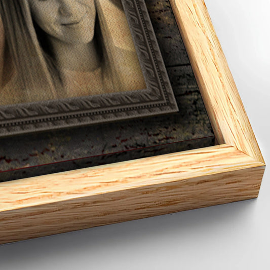 Save 33% When You Add A Frame To Your 24x16 Personalized God Saw You Getting Tired Memorial Sign Canvas Now