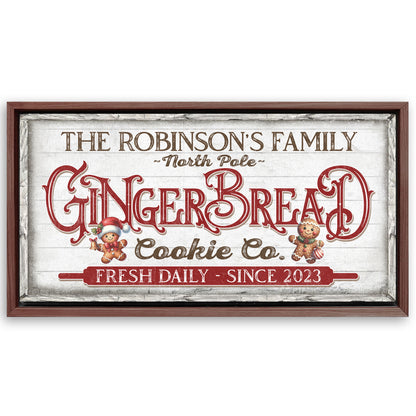 Save 33% When You Add A Frame To Your 48x24 Classic Bakery Sign Canvas Now