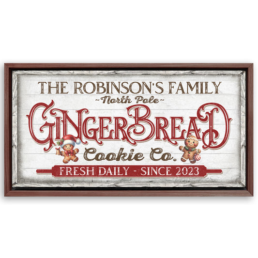 Save 33% When You Add A Frame To Your 60x30 Classic Bakery Sign Canvas Now