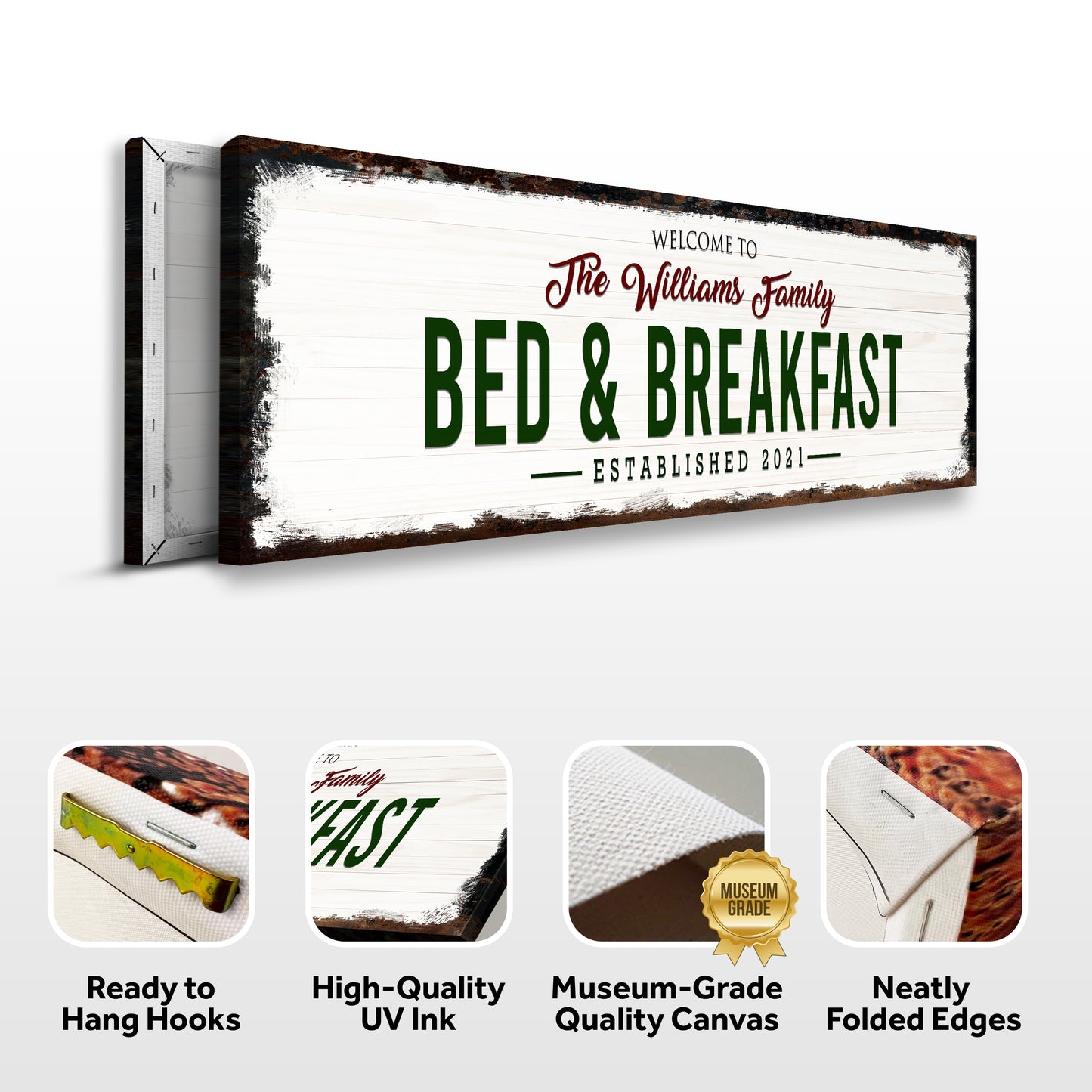 Welcome Bed And Breakfast Sign