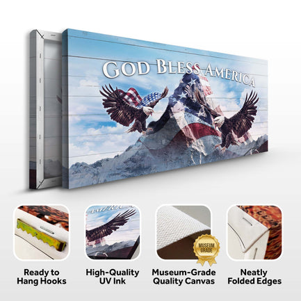 God Bless America Sign - Image by Tailored Canvases