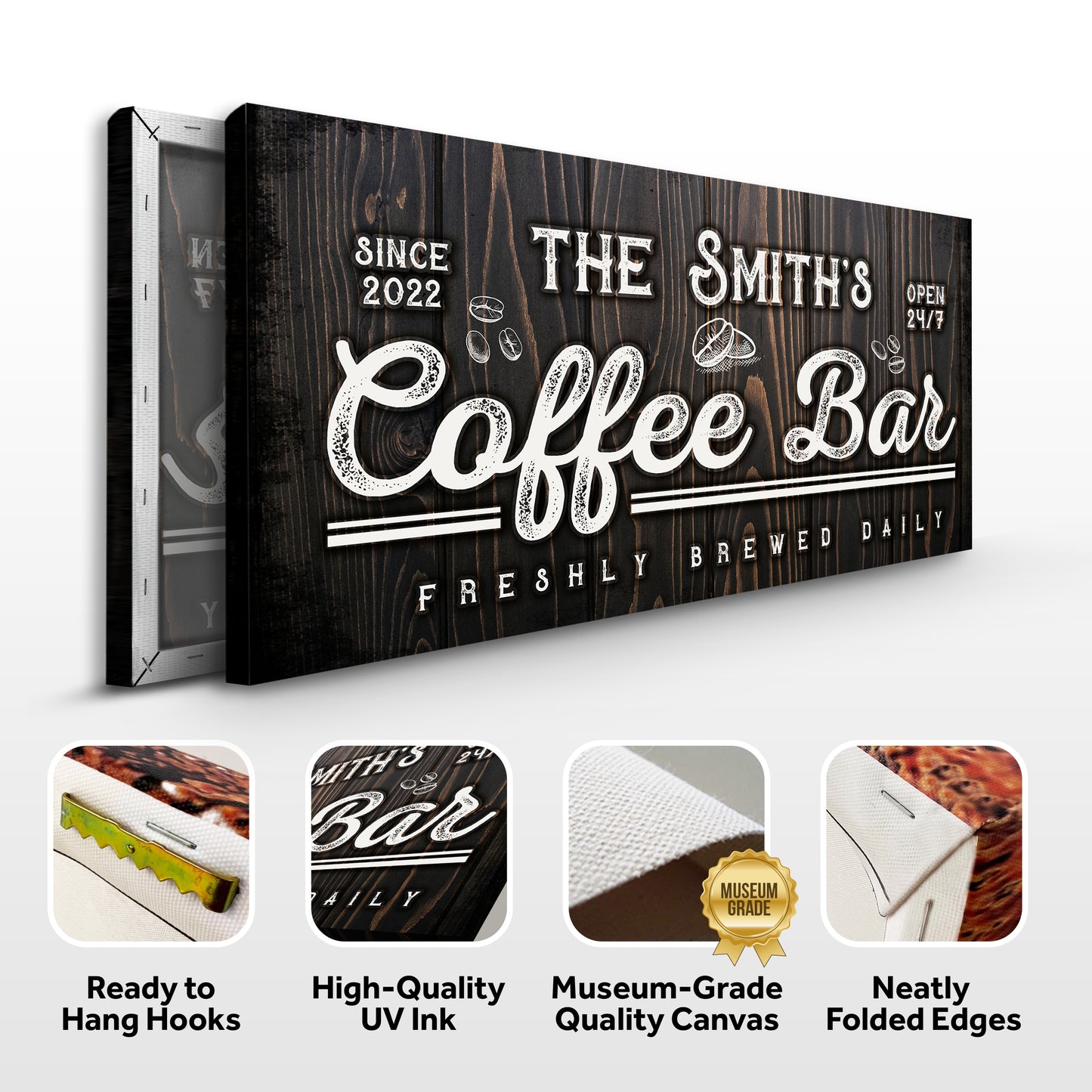 Family Coffee Bar Sign (Free Shipping)