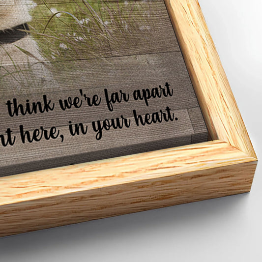 Save 33% When You Add A Frame To Your 24x16 Colored Pet Memorial Sign Canvas Now