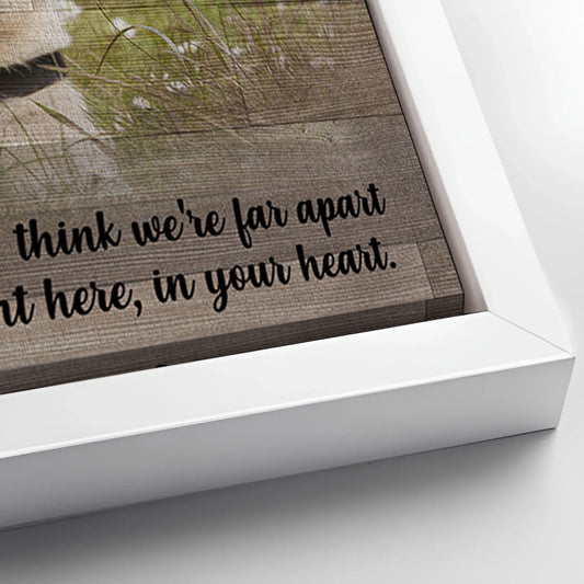 Save 33% When You Add A Frame To Your 18x12 Colored Pet Memorial Sign Canvas Now