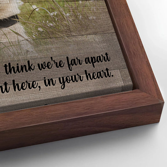 Save 33% When You Add A Frame To Your 36x24 Colored Pet Memorial Sign Canvas Now