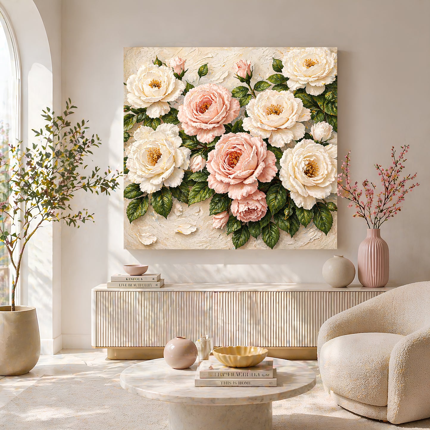 Blush Peony Garden II