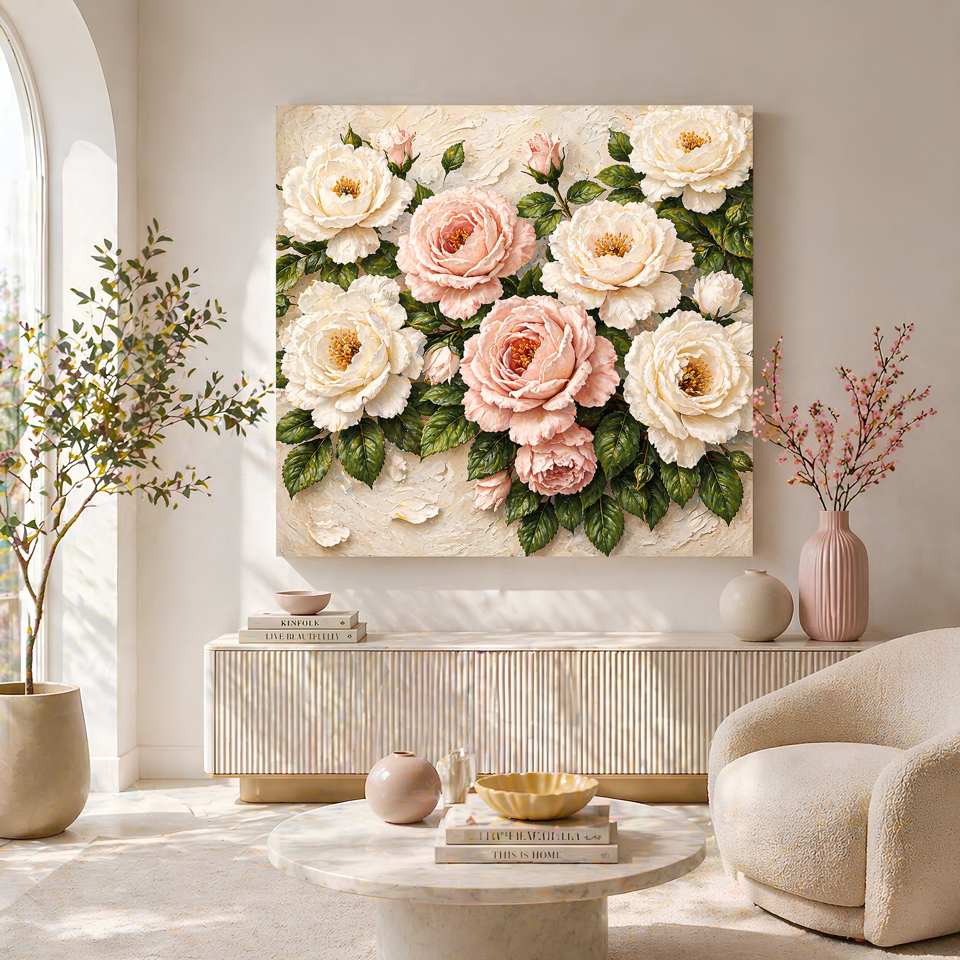 Blush Peony Garden II