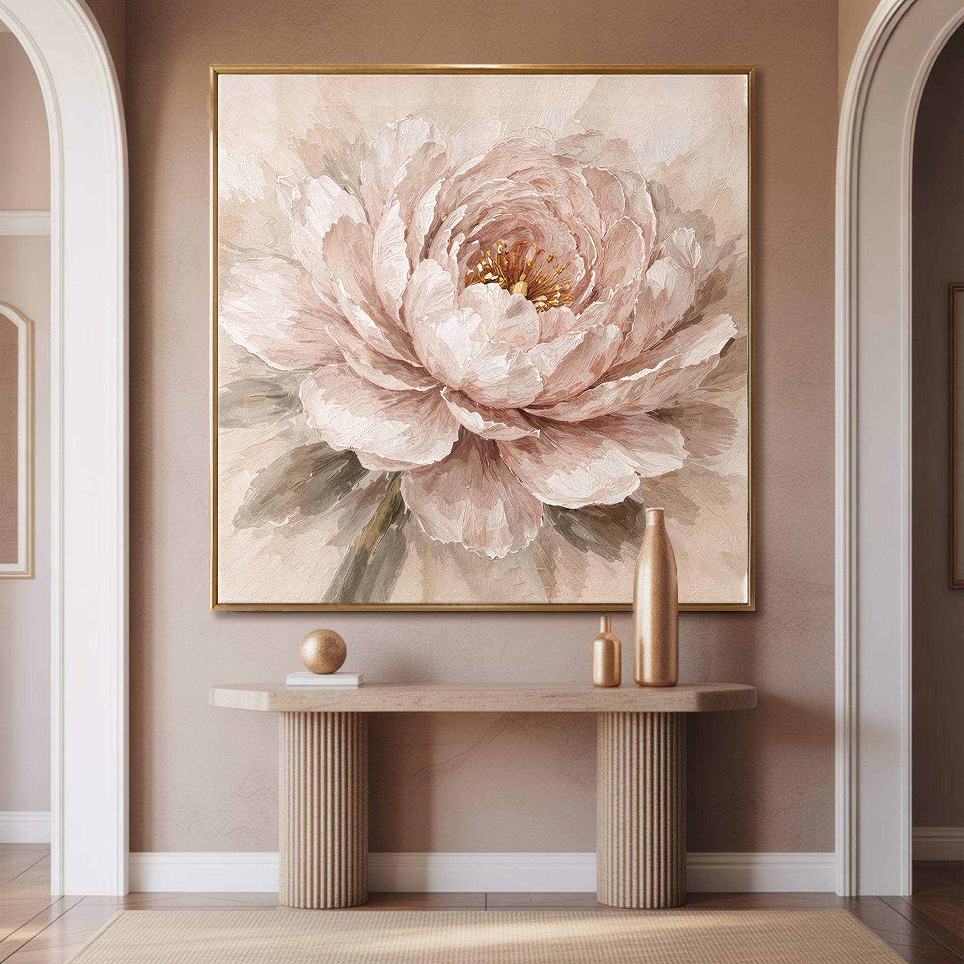 Peony Close-Up — Single Bloom