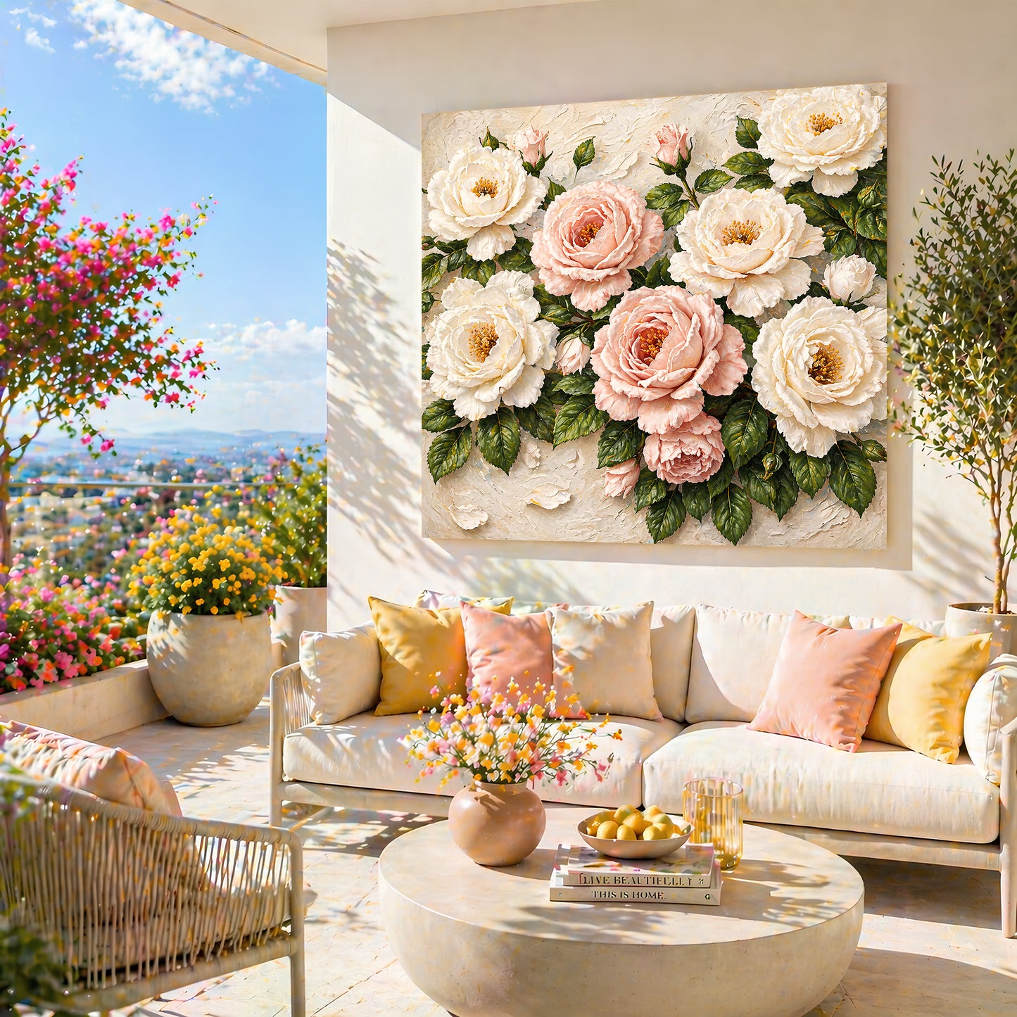 Blush Peony Garden II