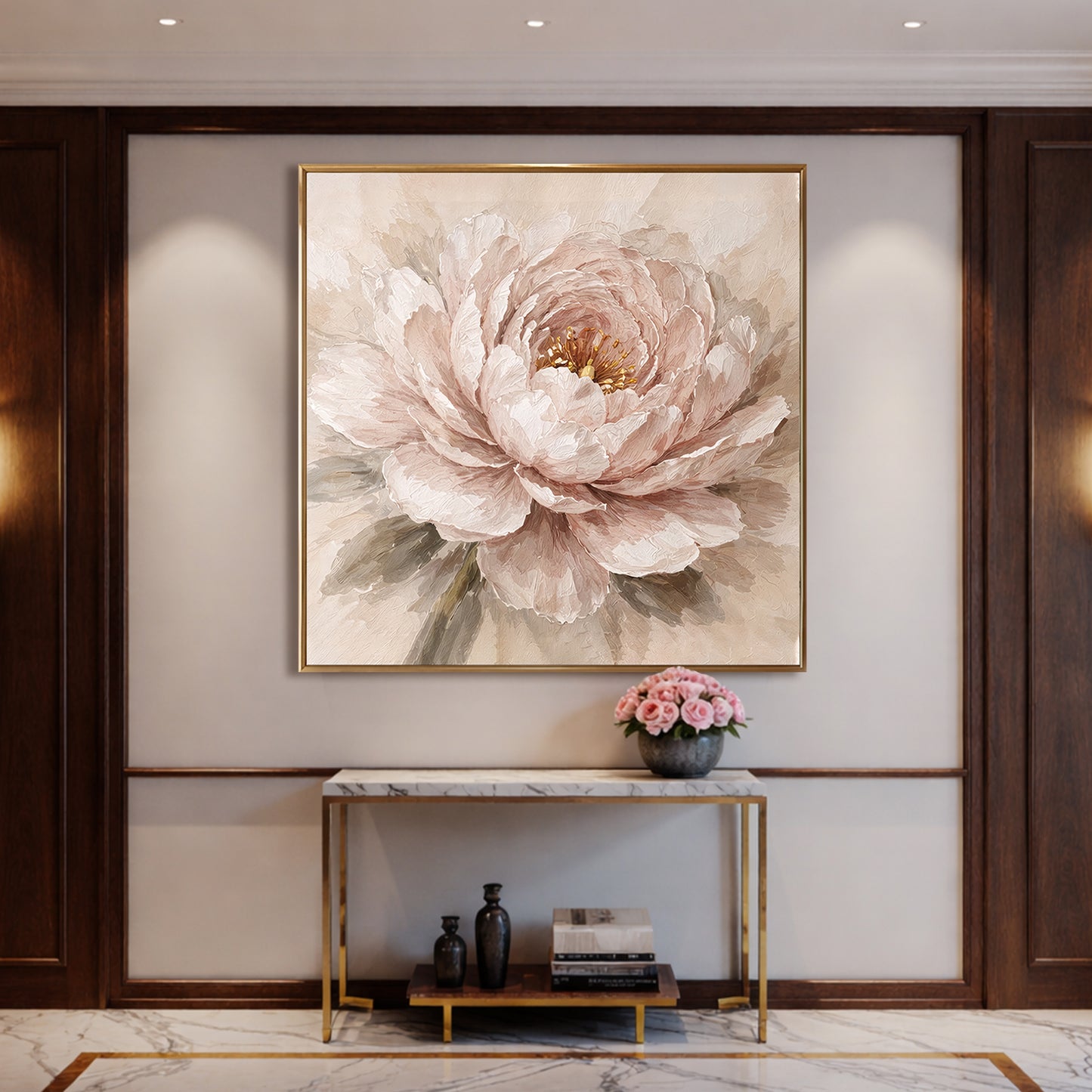 Peony Close-Up — Single Bloom