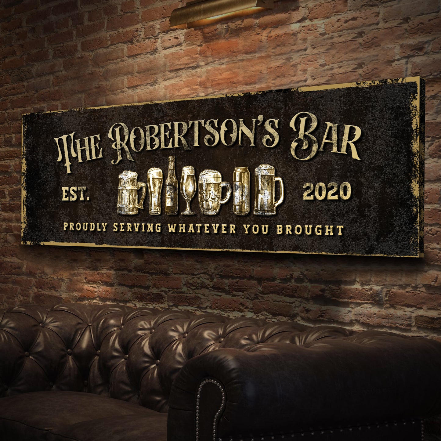 Personalized Bar Sign III  - Image by Tailored Canvases