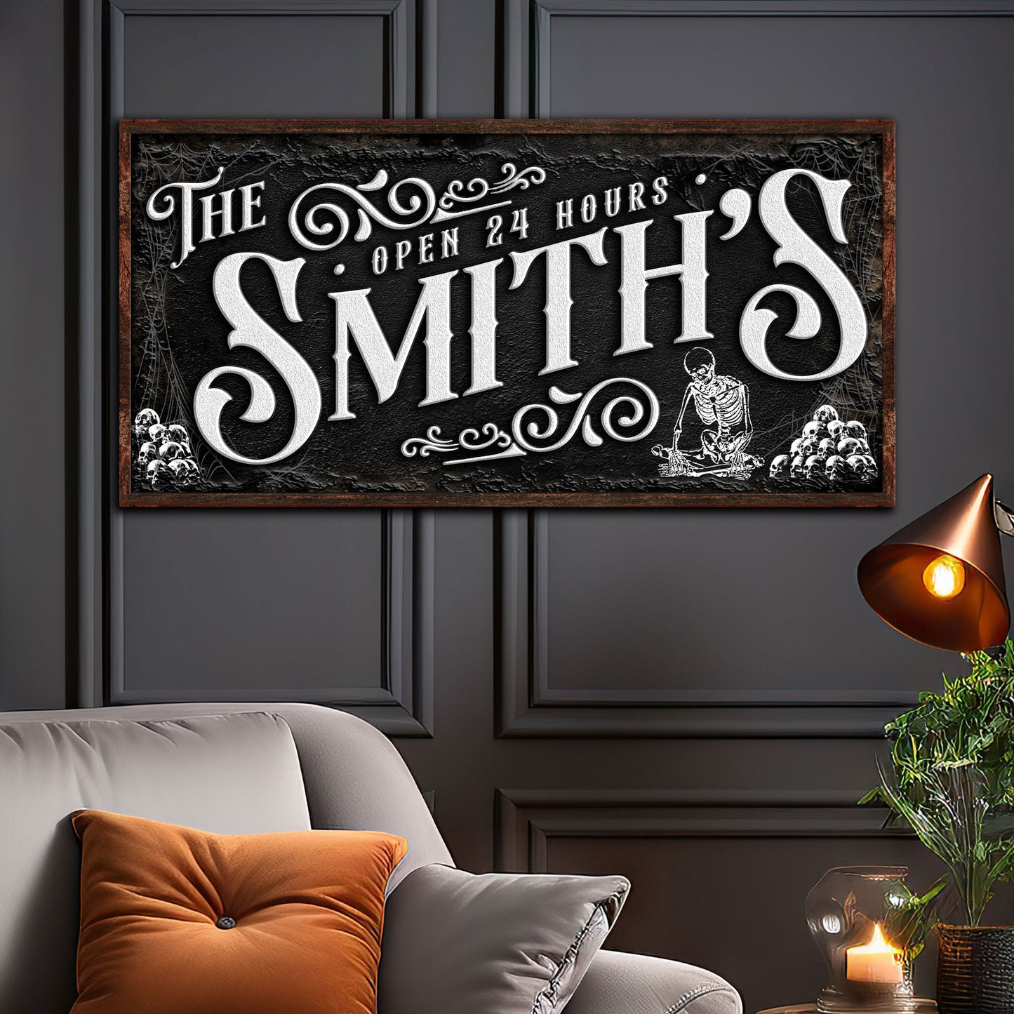 Personalized Gothic Sign II   - Image by Tailored Canvases