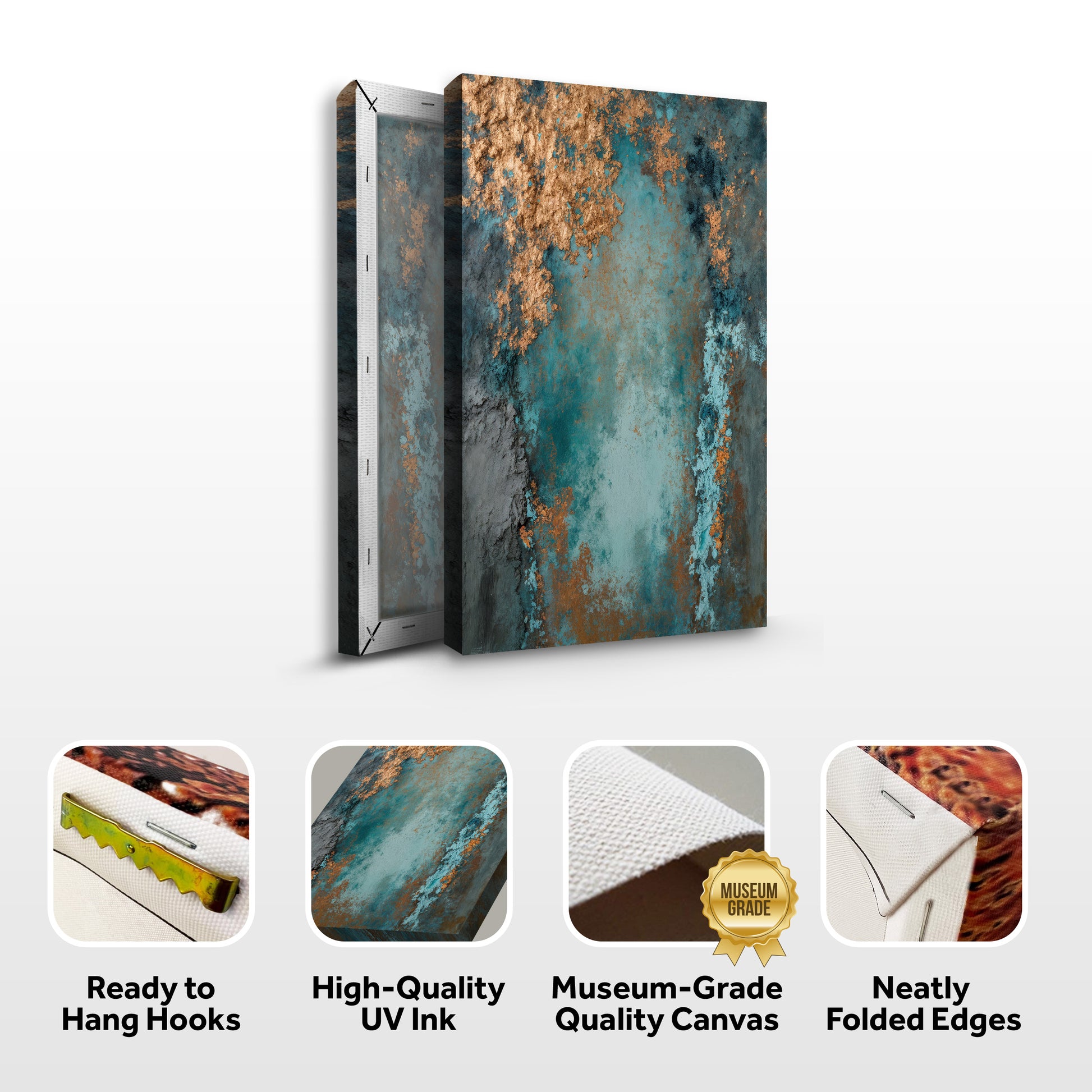 Rust and Reverie Abstract Wall Art I