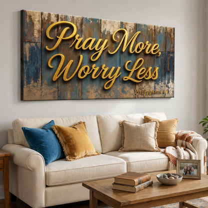 Pray More, Worry Less – Philippians 4:6